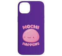 Mochi Happiness Cute Kawaii Positive Quote Case for iPhone 14 Plus
