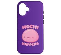 Mochi Happiness Cute Kawaii Positive Quote Case for iPhone 16