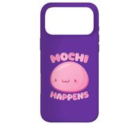 Mochi Happiness Cute Kawaii Positive Quote Case for iPhone 17 Pro Max