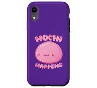 Mochi Happiness Cute Kawaii Positive Quote Case for iPhone XR
