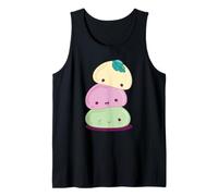 Mochi Japanese Rice Cakes Kawaii Cute Funny Tank Top