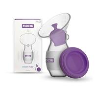 Mochi Manual Silicone Breast Pump & Milk Catcher - Hands-Free, Portable & Quiet - Gentle Natural Suction, BPA-Free Food-Grade Silicone, Pain-Free Expression & Breastfeeding Support
