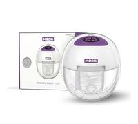 Mochi Wearable Breast Pump - Wireless, Silent & Hands-Free - 4 Modes & 15 Levels - Smart Memory, Digital Display & Auto Shut-Off - Portable & Comfortable Electric Pump for Breastfeeding Mums