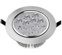 MOCIGERN 12W Recessed Ceiling Light Open Hole 4.7Inch LED Recessed Lighting 3000K/4000K/6000K Selectable Flush Mount Ceiling Light (Size : 4000K nature light)