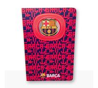 MOCIWORLD - FC Barcelona Barça 3D Notebook - bound with fabric spine finish - 120 pages of white paper - colours: blue-red - A6 size
