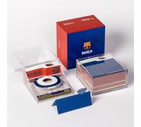 MOCIWORLD - FC Barcelona Notebook + 3D Sculpture of Spotify Camp Nou Stadium. Learn about the monument by peeling the leaves