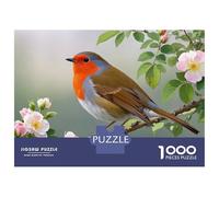 Mockingbird 1000 Piece Premium Cardstock Jigsaw Flower And Bird Puzzle Adults Educational Challenge Family Game Night Budget-Friendly Gift 52x38cm/1000pcs