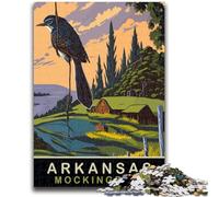 Mockingbird Arkansas 1000 Pieces Jigsaw Puzzles For Teens And Adults, Stress Reliever Difficult Challenge for Home Decoration for 14+ 1000pcs(26x38cm)