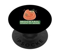 Mocktail State Mind Citrus Sober Non-Alcoholic Drink PopSockets Adhesive PopGrip
