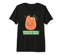 Mocktail State Mind Citrus Sober Non-Alcoholic Drink Premium T-Shirt