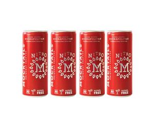 Mocktails Alcohol Free Nitro-Charged Can - Karma Sucra Mockapolitan Drink (Pack of 4)
