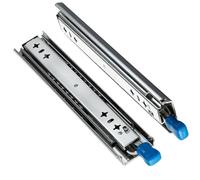 MOCNT 1 Pair Heavy Duty Drawer Runners with Lock 250mm Drawer Rail Runners 120kg Load Capacity Ball Bearing Drawer Slides Locking Sliding Full Extension Car Truck Rail Runners