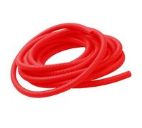 MOCNT Conduit Cable Auto Non Split Loom Tubing Wire Polyethylene Corrugated Flexible Conduit Tube Cable Management Protection Pipe Cable Tidy Organiser Trunking Red 10mm 5meter