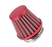 MOCNT Motorcycle Air Filter 45mm 46mm 47mm Car Air Intake Filter Turbo Vent Breather Filter Universal Cold Air Intake Filter Oil Crankcase Filter Scooter ATV Dirt Pit Bike Red
