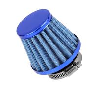 MOCNT Motorcycle Air Filter 45mm 46mm 47mm Car Air Intake Filter Turbo Vent Breather Filter Universal Cold Air Intake Filter Oil Crankcase Filter Scooter ATV Dirt Pit Bike Blue