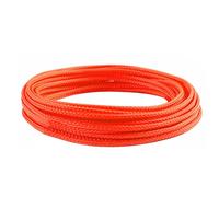 MOCNT PET Expandable Braided Sleeving Wire Braided Sleeve Cable Management Flexible Insulated Sheath Sleeve Loom Tubing Cable Tidy Protection Wrap Cover Orange 6mm 10Meters