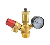 Mocoli 3 Bar Pressure Relief Valve Boiler Safety Group DN25 1 Inch Quick Vent Safety Valve Brass Material