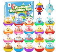 Mocoosy 22pcs Party Favours Bulk Goodie Bag Fillers, Easter Gifts, Slow Rising Squishy Toys Animal Stress Ball Squeeze Fidget Toy for Kids Birthday Party Bag Fillers, Pinata Filler kids Prizes Rewards