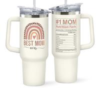 Mocosweeties Gifts for Mom from Daughter Son - Birthday, Mothers Day, Mother's Day, Christmas Mom Gifts for Wife, Her - Gift Ideas for Mama, Mother - Gift for New Moms, Mothers - 40 Oz Tumbler
