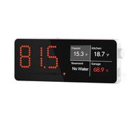 MOCREO H5-Lite Wireless Hub, Upgrade with Screen, Displays Sensor Data, Historical Charts, Weather and Calendar, Compatible with MOCREO BLE Sensor