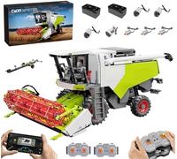 MOCSETS Technik Combine Harvester for CADA Claas Dominator 370 C61508W, with 7 Engines Set, 1:17 Scale Model Kit, Clamping Blocks, 4567+ Parts (with Original Box)