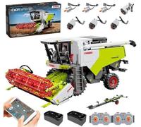 MOCSETS Technik Combine Harvester for CADA Claas Dominator 370 C61508W, with 7 Engines Set, 1:17 Scale Model Kit, Clamping Blocks, 4567+ Parts (with Original Box)