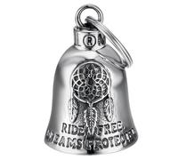 MOCY BELL - Mocy Bell Motorcycle Bell Dreamcatcher - 316L Stainless Steel - Ride Free Dreams Protected