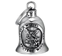 MOCY BELL - Mocy Bell Saint-Michel Motorcycle Bell Protects Us Stainless Steel