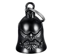 MOCY BELL - Motorcycle bell EAGLE Ride to Live Guardian Gremlin Mocy Bell Stainless Steel Black