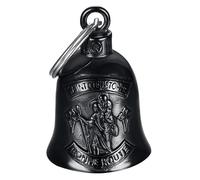 MOCY BELL - Motorcycle bell Saint-Christophe Bonne route Guardian Gremlin Mocy Bell Stainless Steel Black