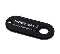 MOCY BELL - Universal black mount for Guardian Mocy Bell motorcycle bell in durable stainless steel