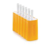 (Mod 6 Pops - Orange) Zoku Slow Pops Silicone Ice Lolly Moulds