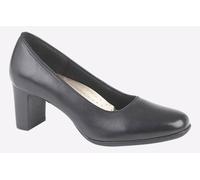 Mod Comfys Abbey Memory Foam Womens Heels | Slip On Shoes | Black | UK Size 2