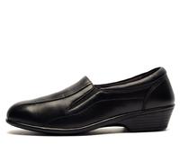 Mod Comfys Amelia Leather Shoes Womens | Slip On Shoes | Black | UK Size 5