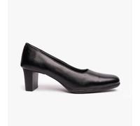 Mod Comfys CELIAS Womens Leather Court Shoes Black - UK 6