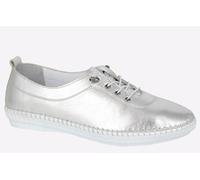 Mod Comfys Comfort Shoe Womens Trainers, Size 5 In Silver