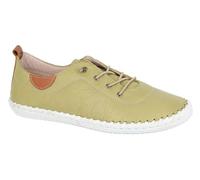 Mod Comfys L622E-8 Womens Softie Leather Shoe Pistaccio Green Size 8