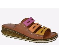 Mod Comfys Leah Mules Womens Trainers, Size 6 In Tan / Multi