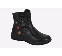 Mod Comfys Raptor Wide Fit Womens Ankle Boots | Boots | Black | UK Size 9
