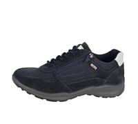 Mod Comfys TISSINGTON L753 Ladies Nubuck Waterproof Comfort 6 Eye/Zip Trail Casual Shoes (Navy Blue, UK Footwear Size System, Adult, Women, Numeric, Medium, 4)