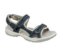 Mod Comfys Womens/Ladies Leather Sports Sandals (9 UK) (Denim Blue)
