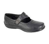 Mod Comfys Womens/Ladies Leather Superlight Shoes (7 UK) (Black)