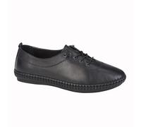 Mod Comfys Women's Leather Casual Shoes in Black | Size: 5 Mod Comfys Black 5