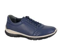 Mod Comfys Women's Leather Shoes in Navy | Size: 7 Mod Comfys Navy 7