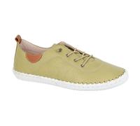 Mod Comfys Women's Leather Trainers in Light Green | Size: 4 Mod Comfys Light Green 4