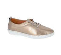 Mod Comfys Women's Metallic Leather Casual Shoes in Bronze | Size: 8 Mod Comfys Bronze 8