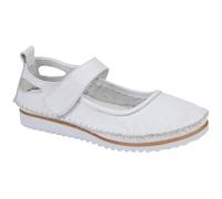 Mod Comfys Women's Softie Leather Casual Shoes in White | Size: 3 Mod Comfys White 3