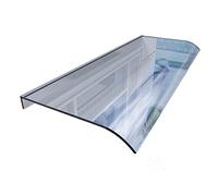 Mod Design Door Canopy Porch Awning Shelter Transparent Roofing Canopy for Front Back Porch (40x110cm/15.7" x43)