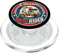Mod Forever Scooter Club Retro Mod Target Roundel Union Flag PopSockets PopGrip for MagSafe