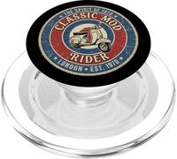 Mod Forever Scooter Club Retro Mod Target Roundel Union Flag PopSockets PopGrip for MagSafe